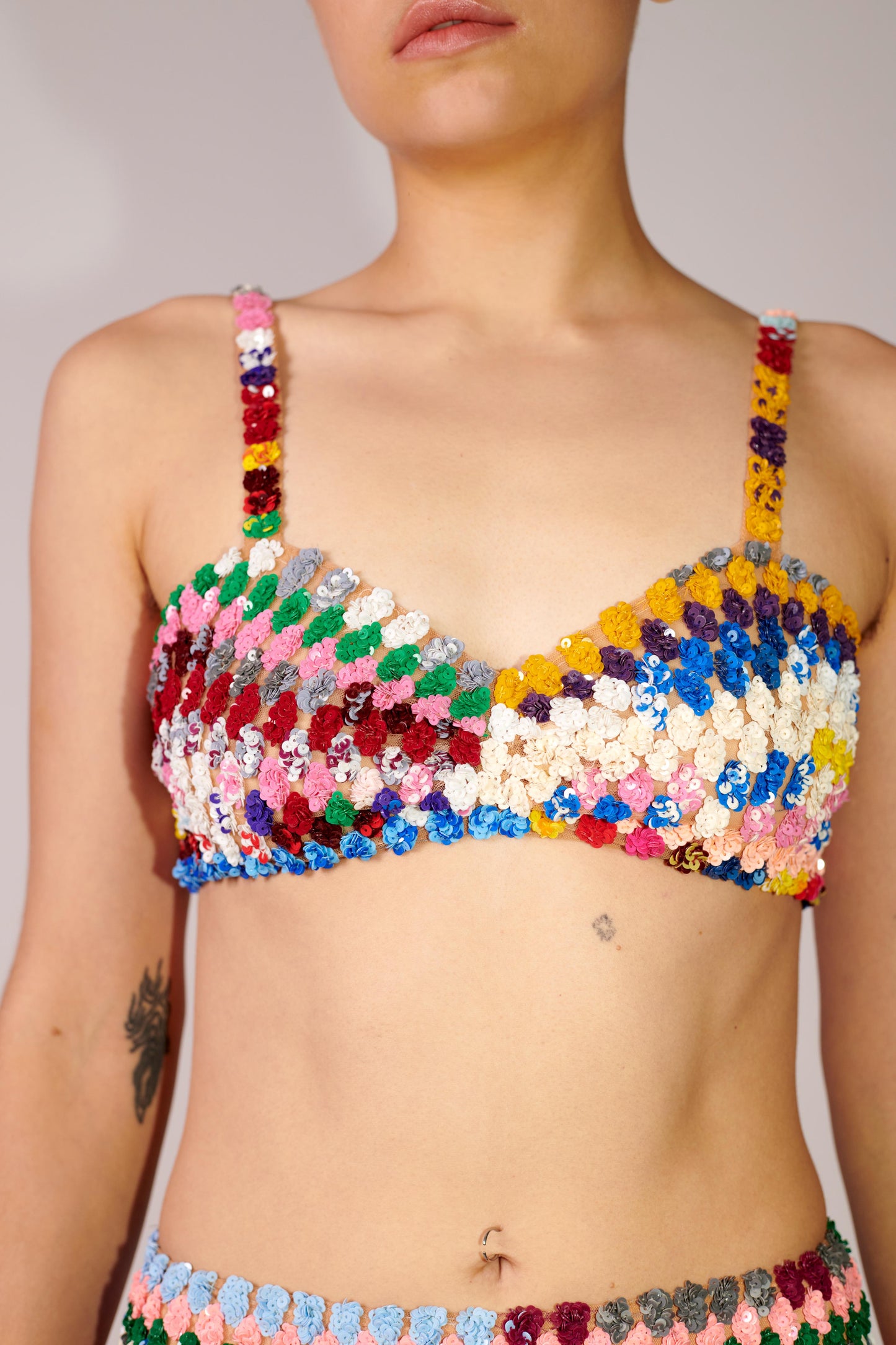 Sequin Crochet Bralette