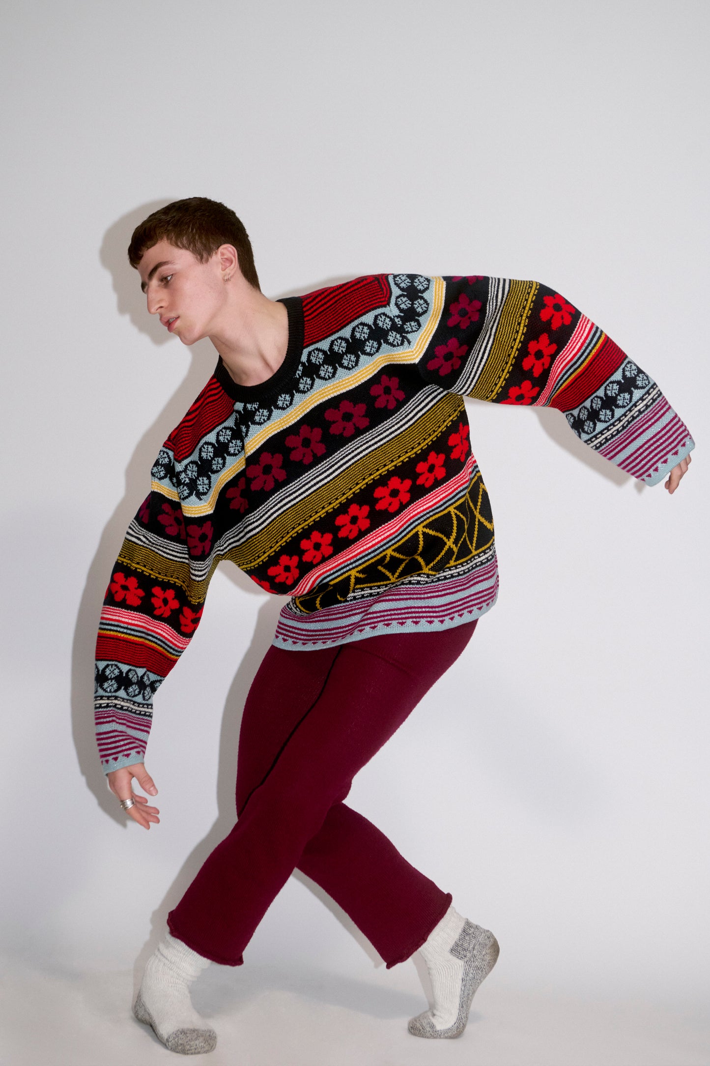 Knitted Fairisle Sweater