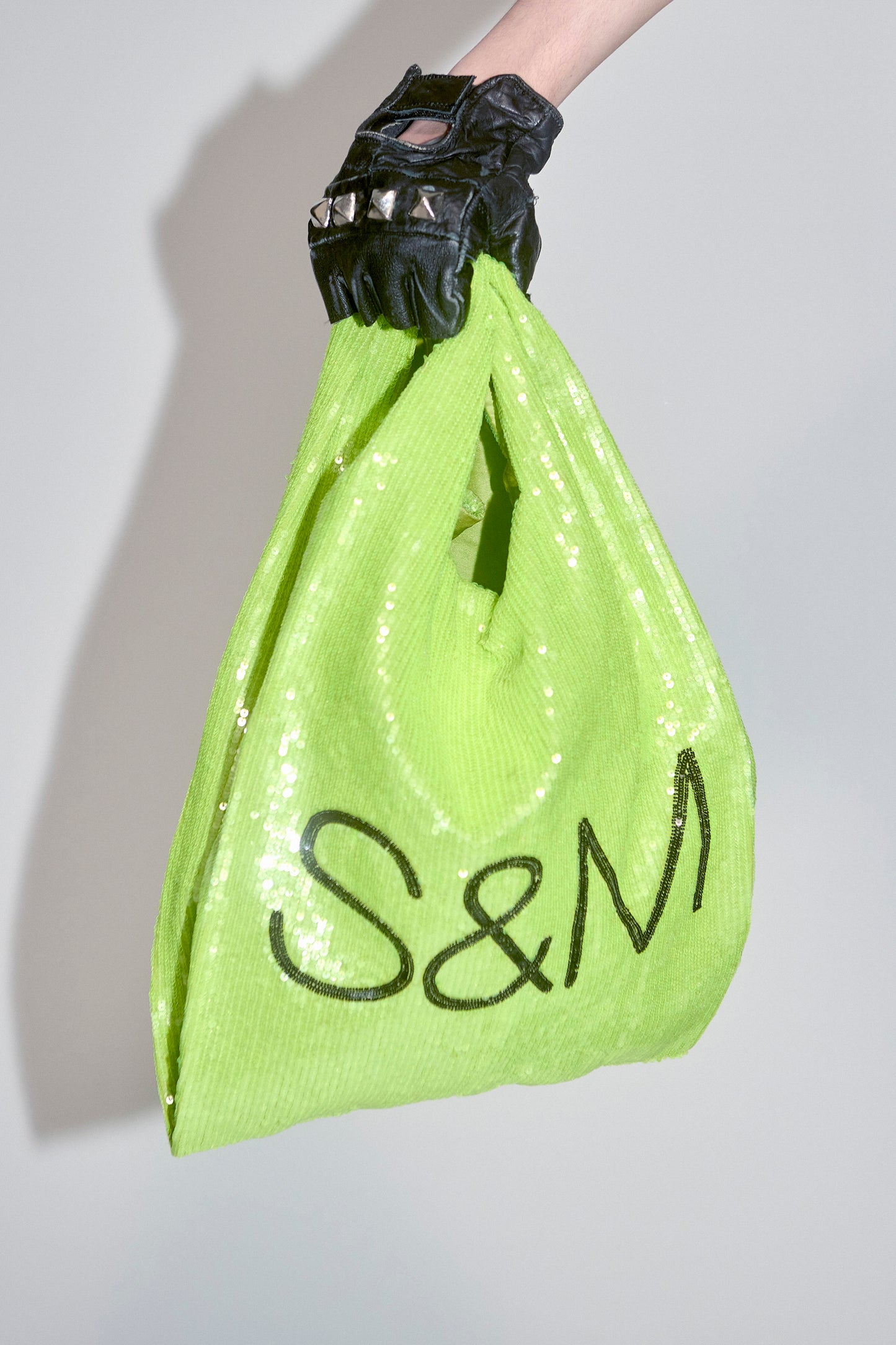 Sequin S&M Grocery Bag