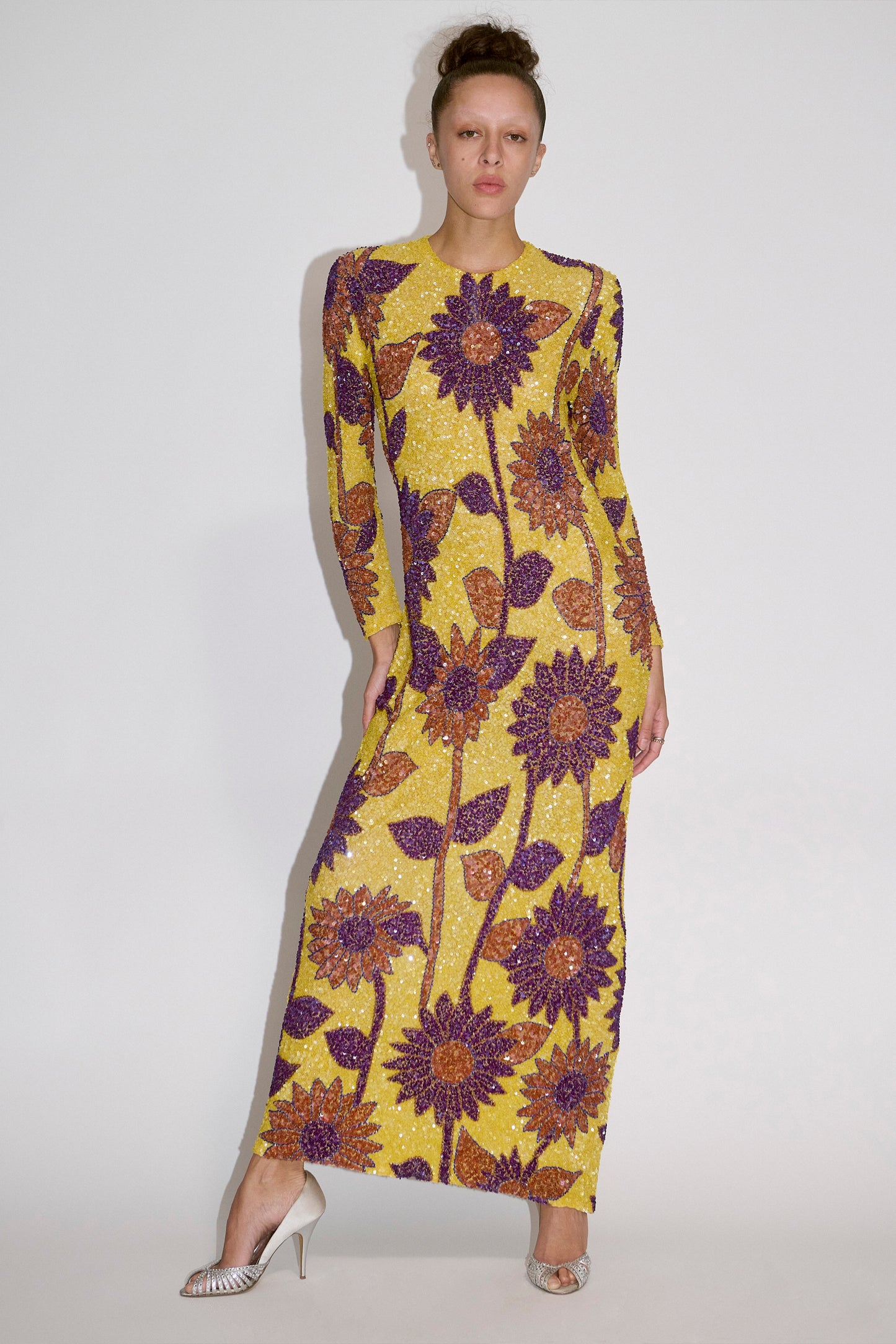 Sunflower Long Bias Dress