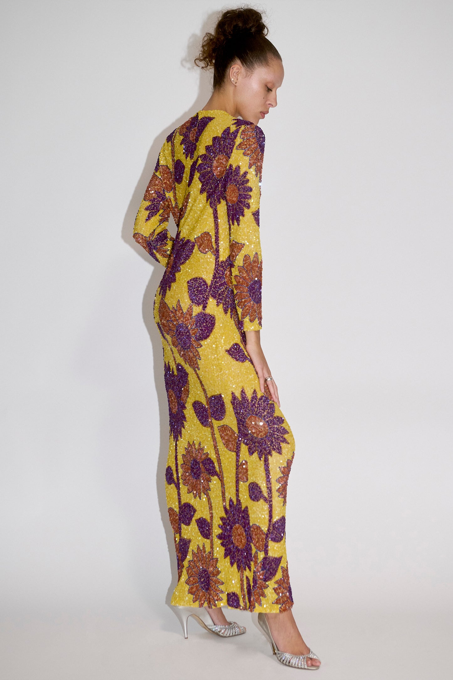Sunflower Long Bias Dress