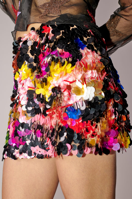 Confetti Pailettes Miniskirt