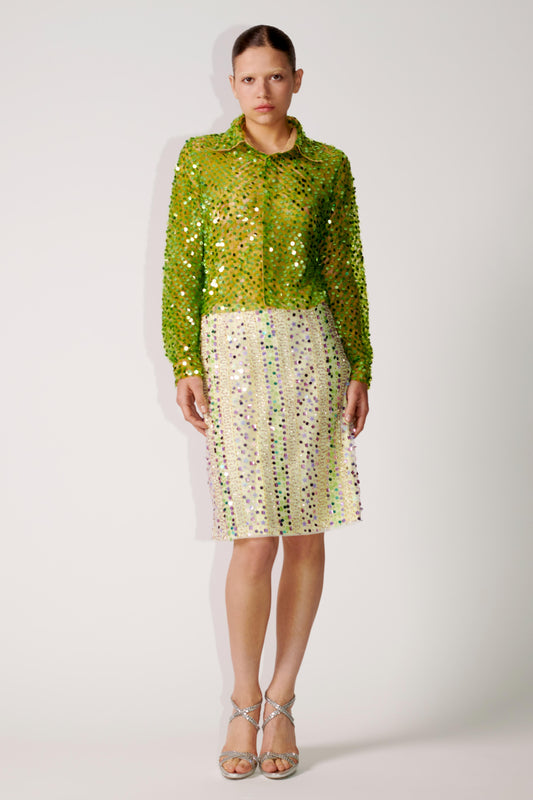 Disco Dot Sequin Shirt