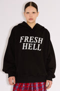 Fresh Hell Embroidered Hoodie