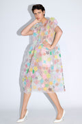 Applique Floral Dress