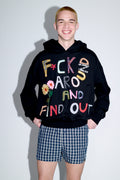 Fuck Around Patchwork Hoodie