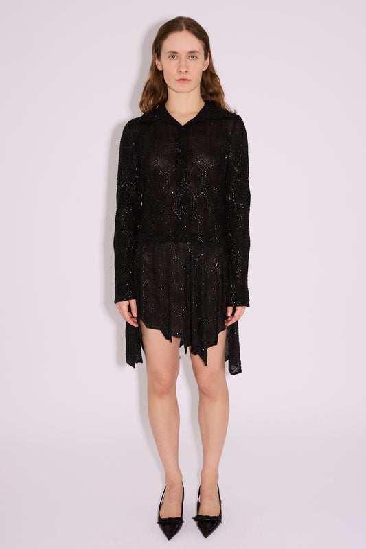 Spiderweb Embroidered Skirt