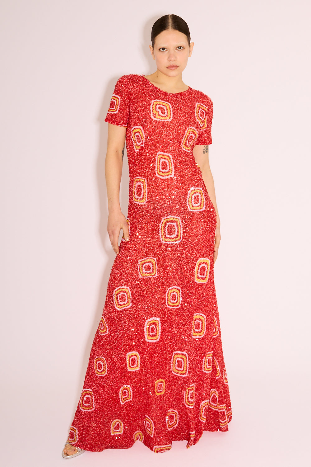 Bias Sequin Dress