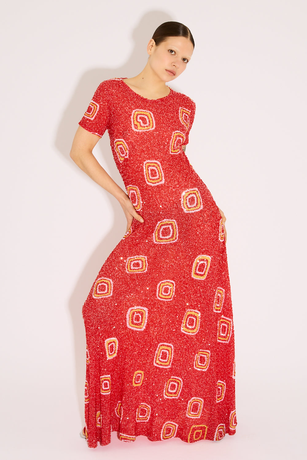 Bias Sequin Dress