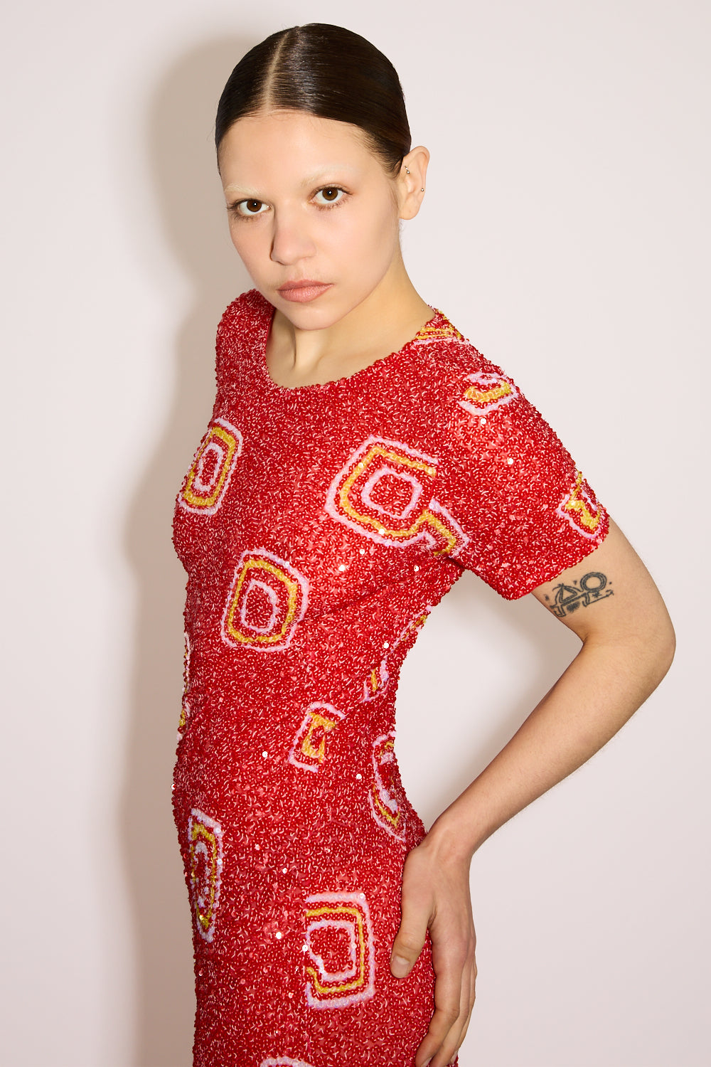 Bias Sequin Dress