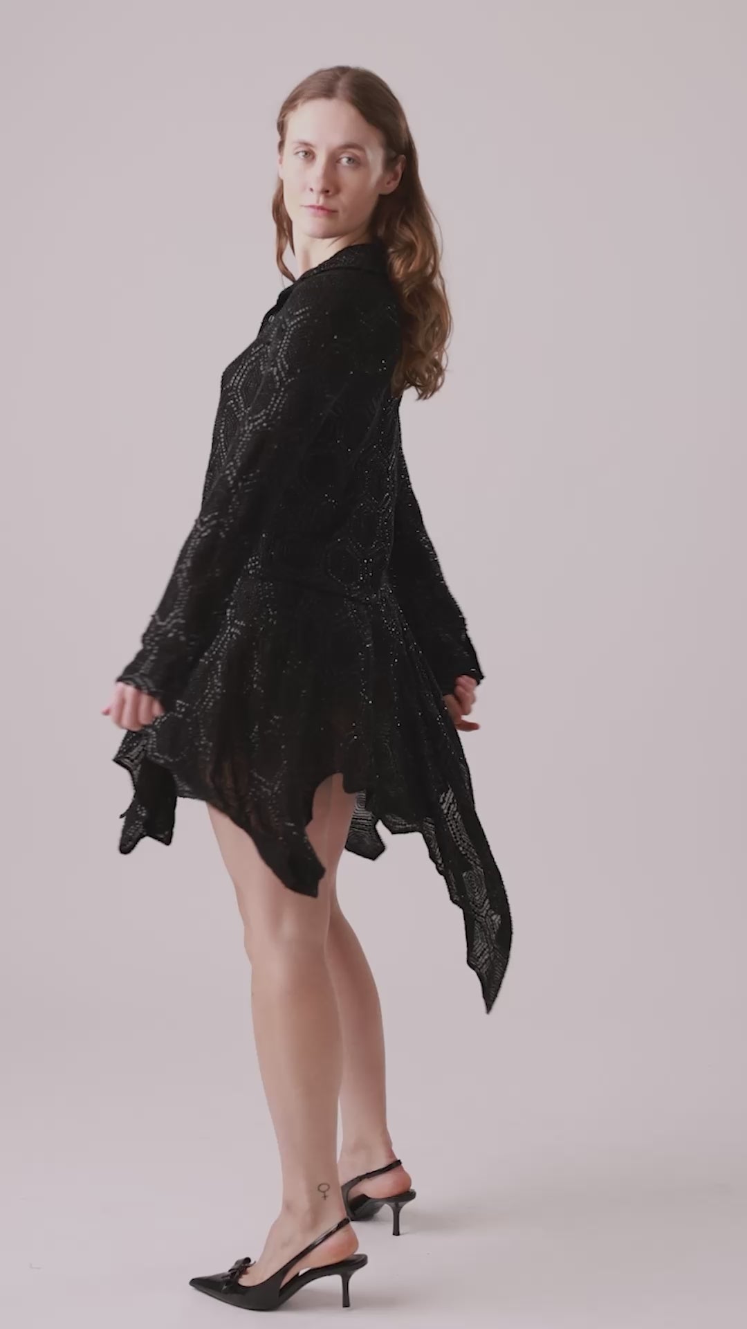 Spiderweb Embroidered Skirt