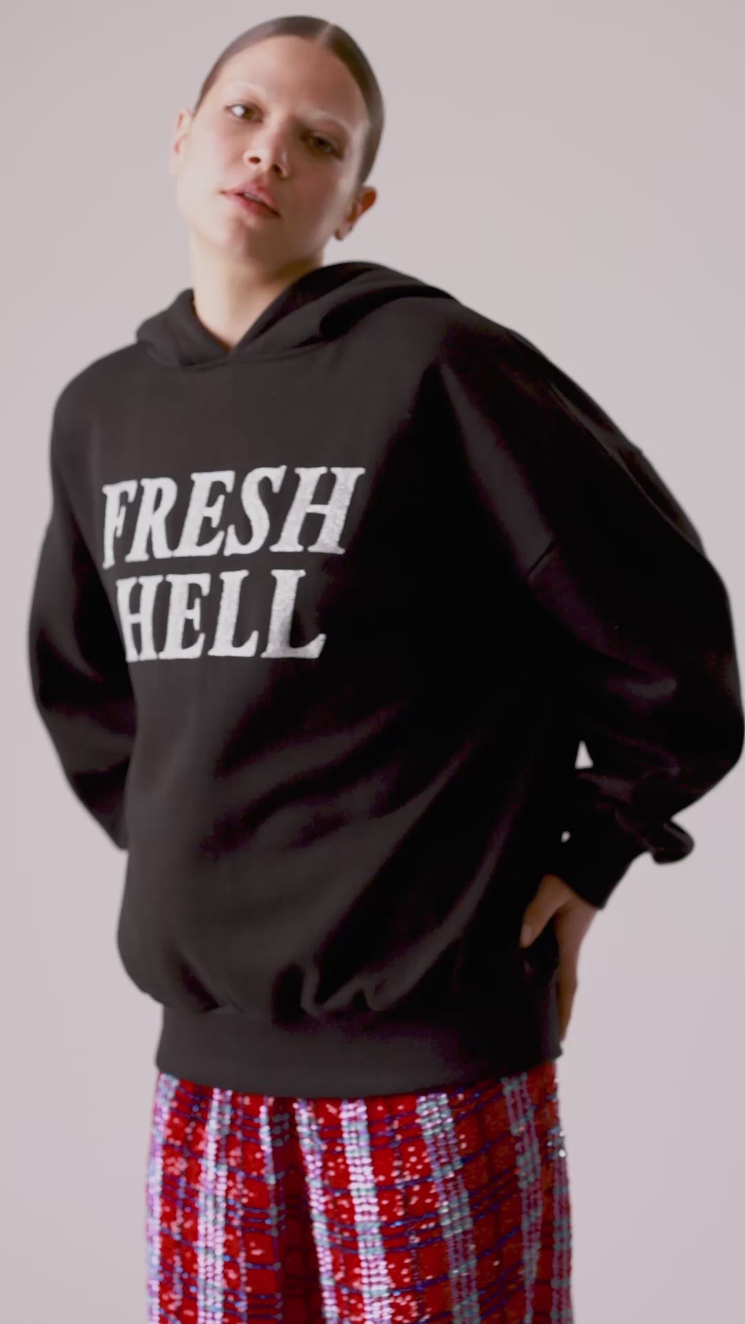Fresh Hell Embroidered Hoodie