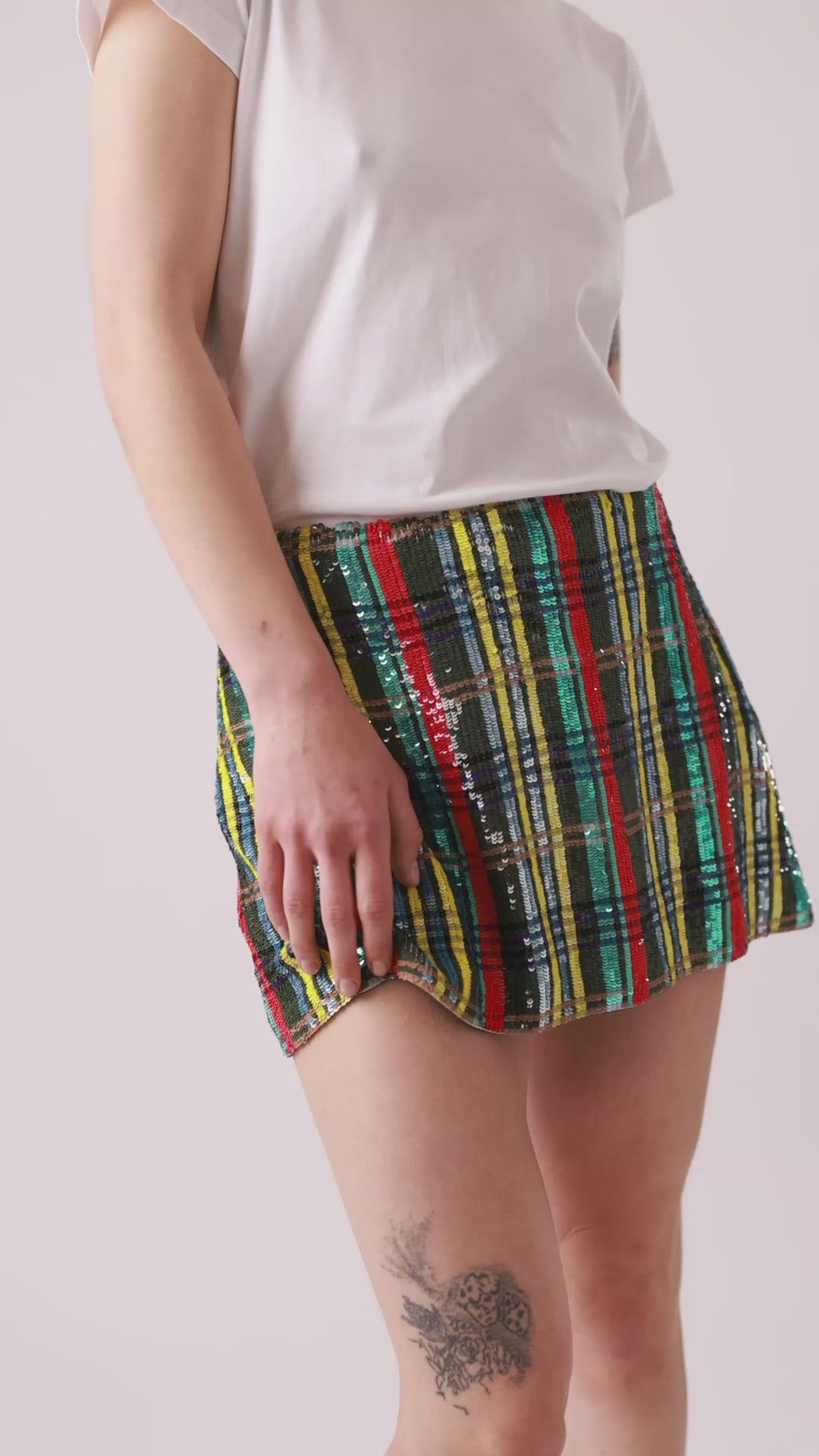 Plaid Miniskirt