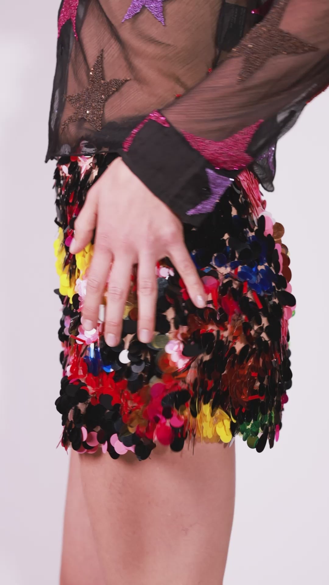 Confetti Pailettes Miniskirt