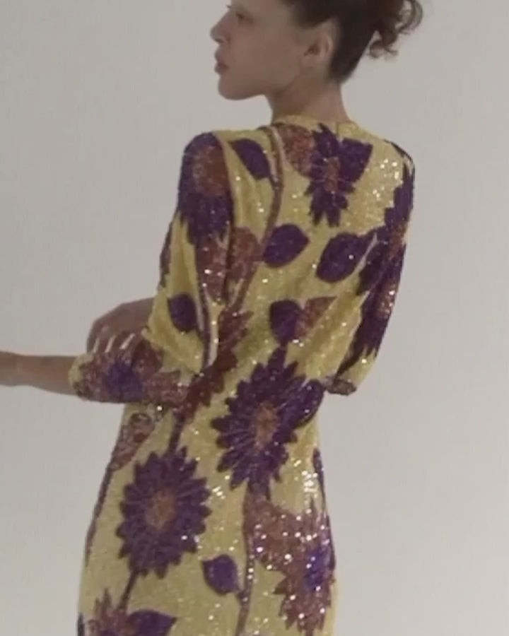 Sunflower Long Bias Dress