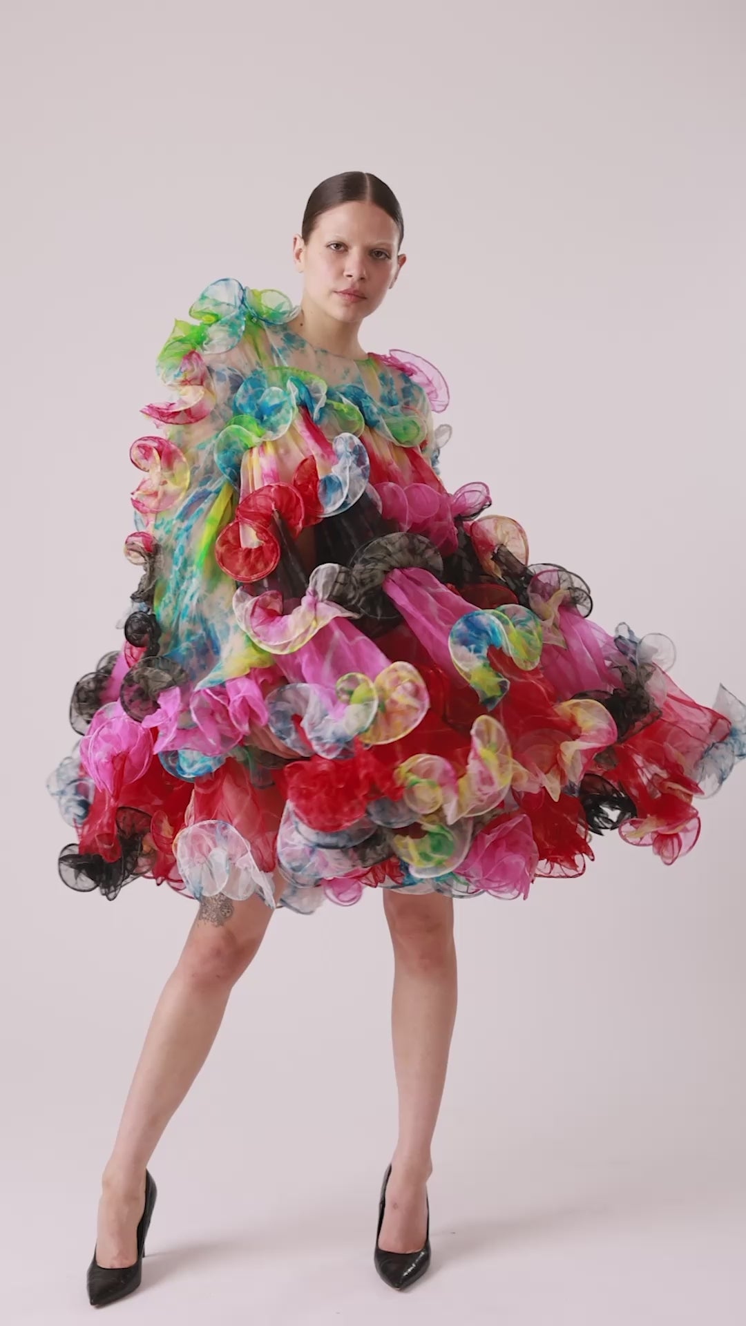 Divine Ruffles Dress