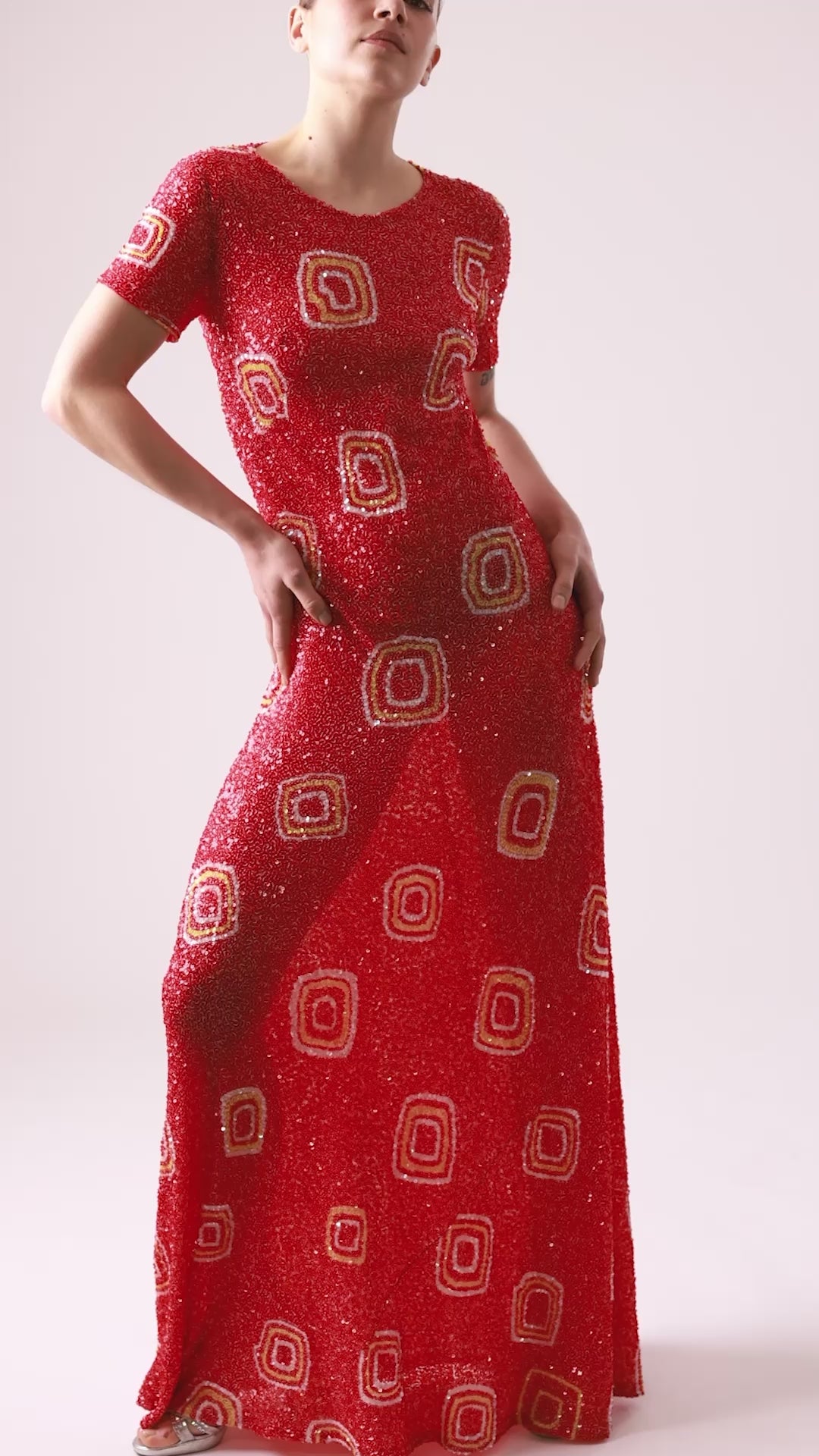 Bias Sequin Dress